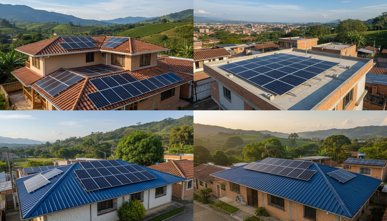 Instalación de paneles solares residencial en el Huila