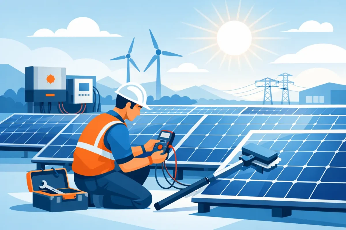 Mantenimiento de sistemas fotovoltaicos