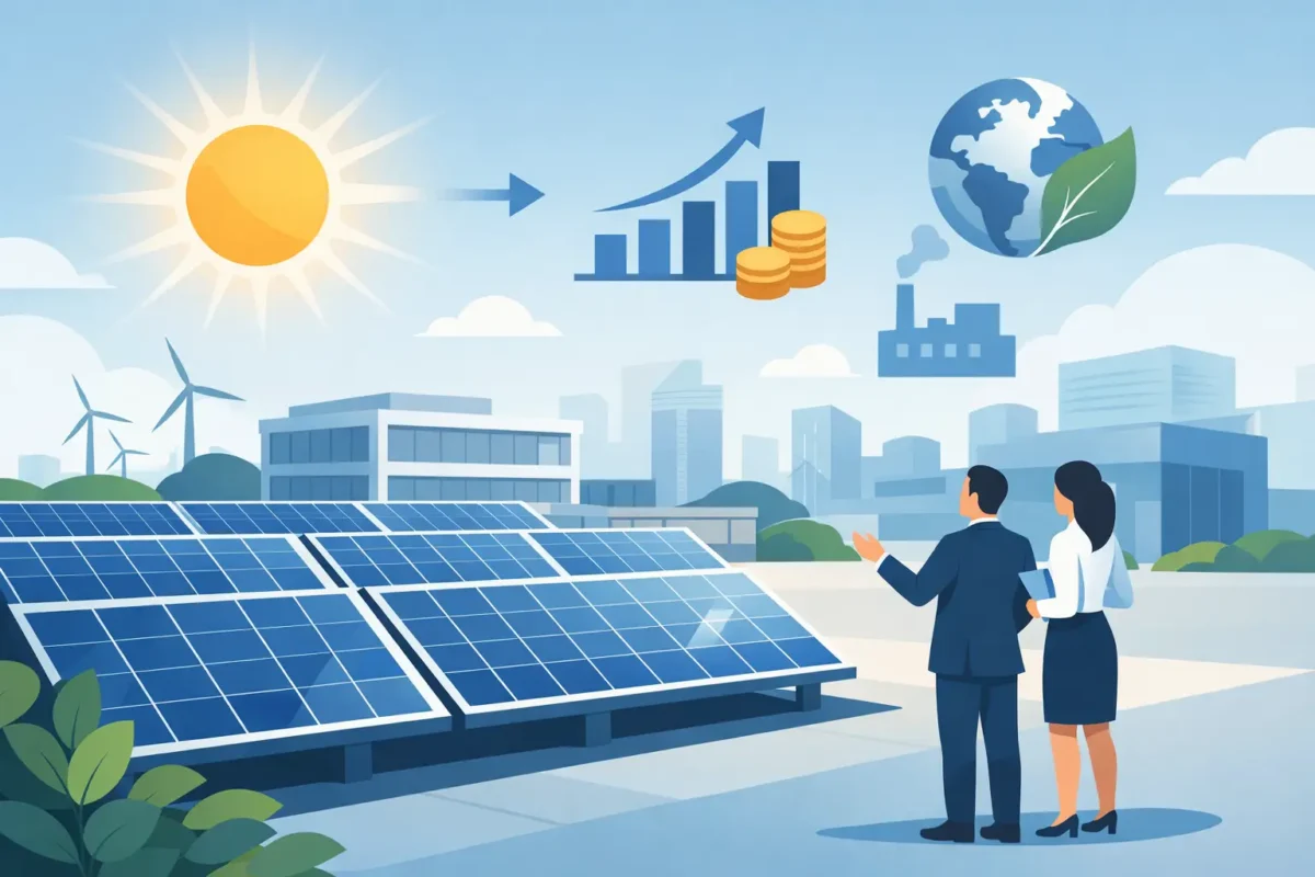 Paneles solares para empresa: ¿sí valen la pena?