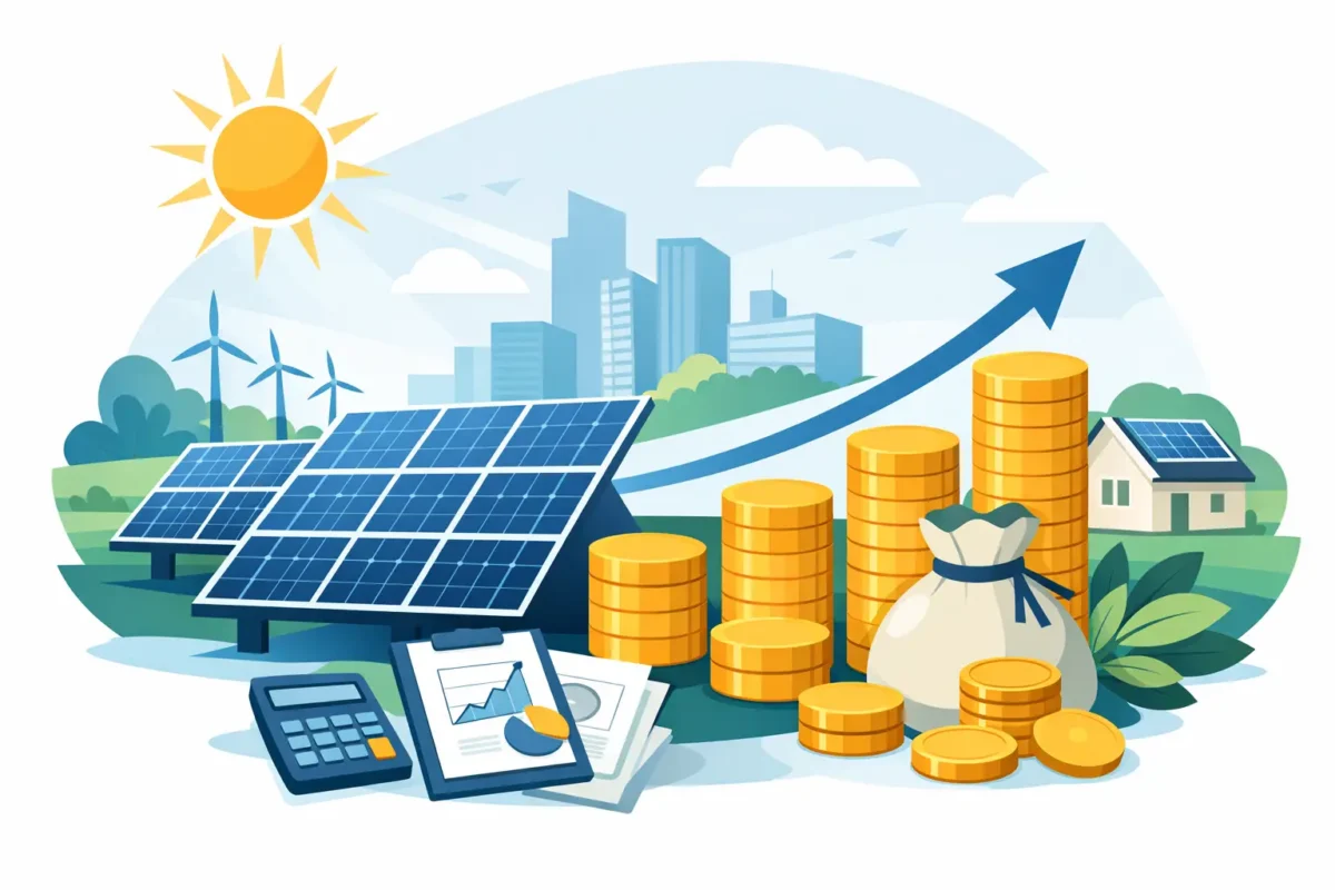 Retorno de inversión de paneles solares