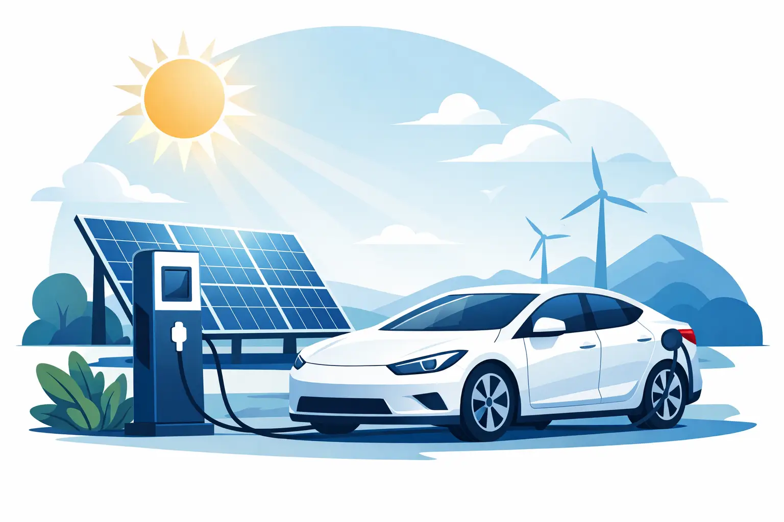 Cargador solar para vehículo eléctrico: ¿vale la pena?