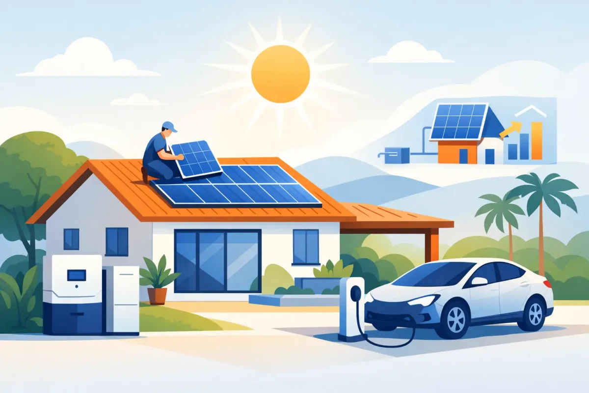Diseño solar residencial Neiva para ahorrar