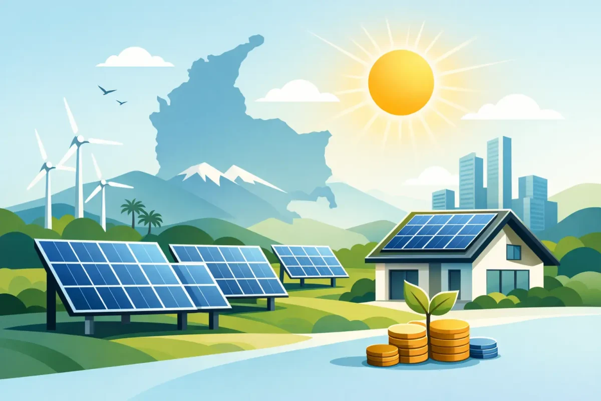 Energía fotovoltaica en Colombia y ahorro real