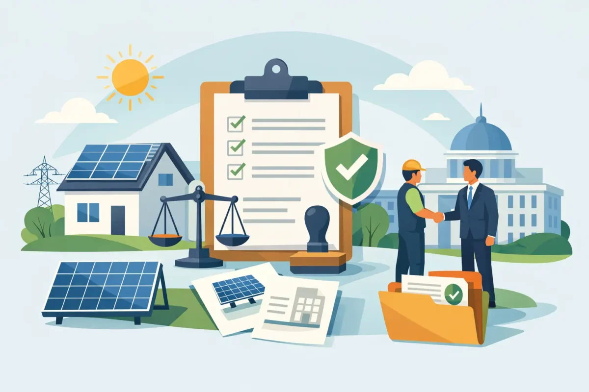 Legalización de sistema fotovoltaico paso a paso