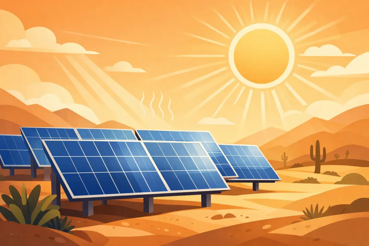 Mejores paneles solares para clima caliente