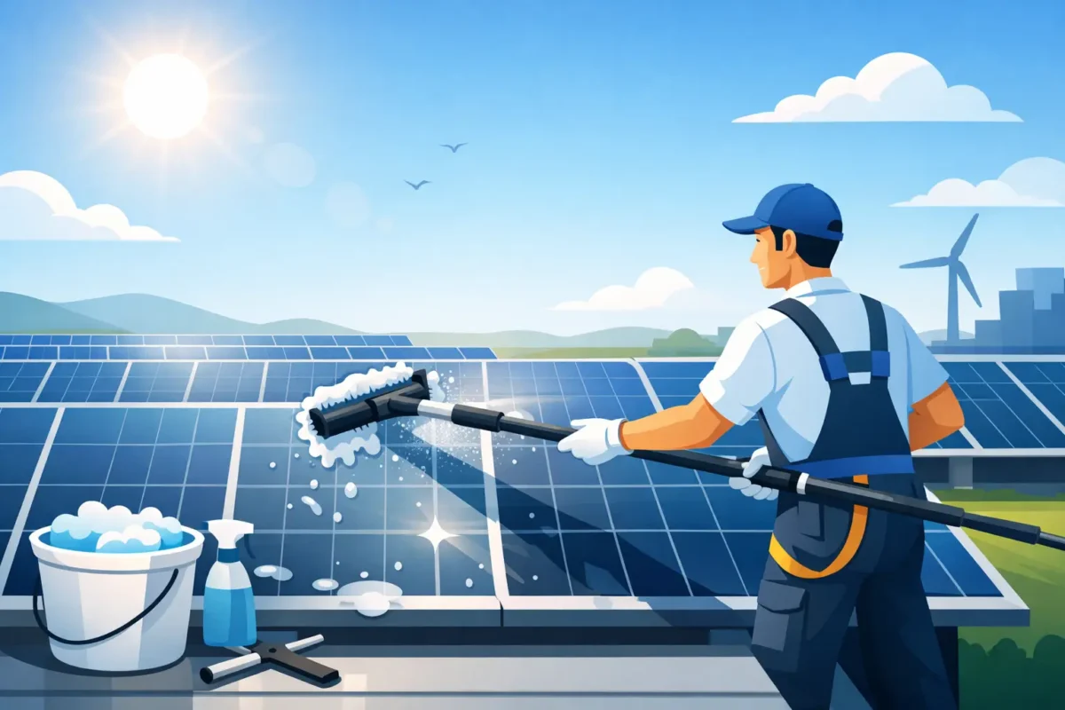 Cómo limpiar paneles solares sin perder rendimiento