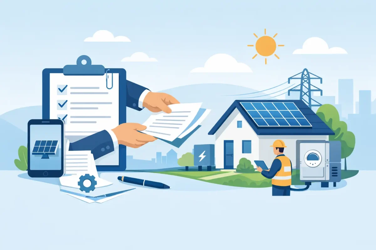 Cómo solicitar conexión solar sin retrasos