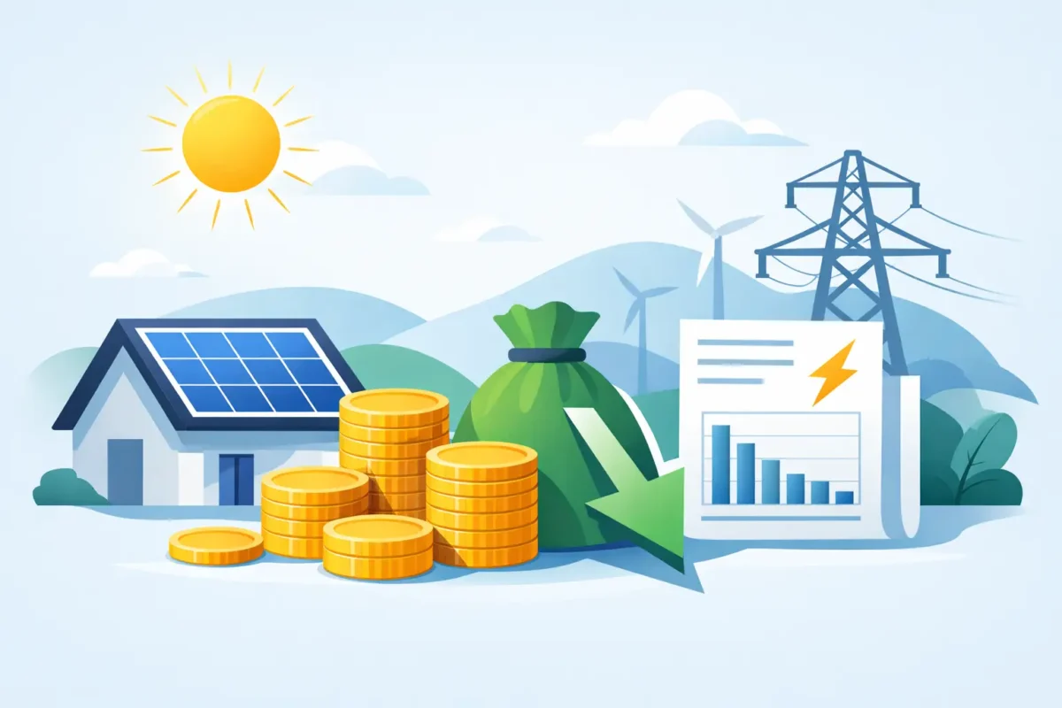 Energía fotovoltaica para pagar menos energía