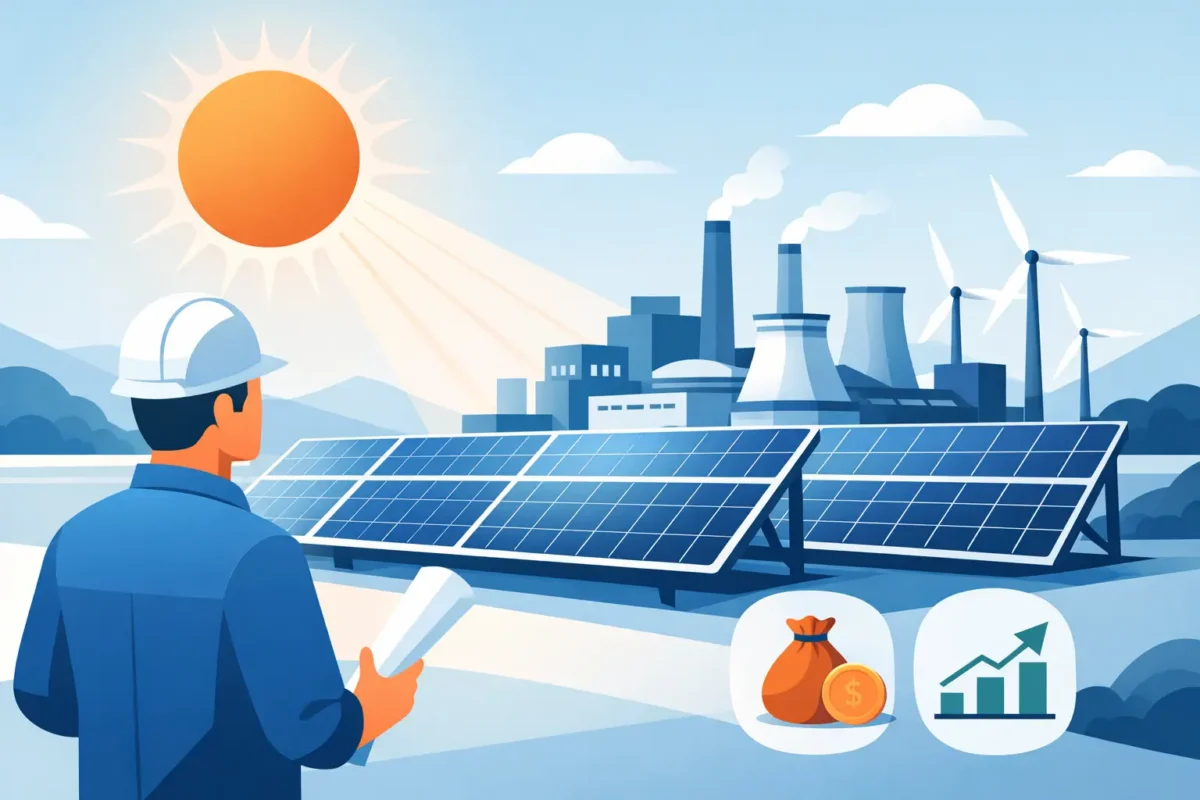 Guía de diseño solar industrial para ahorrar más
