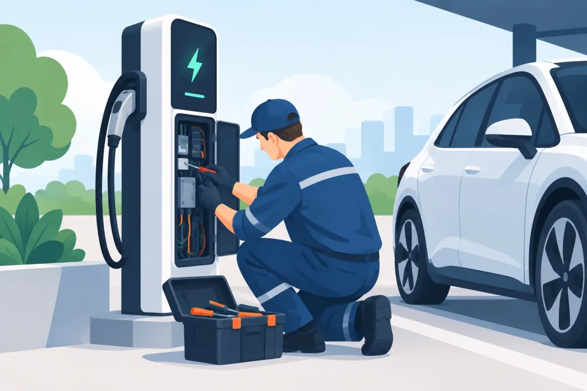 Mantenimiento preventivo de cargadores eléctricos