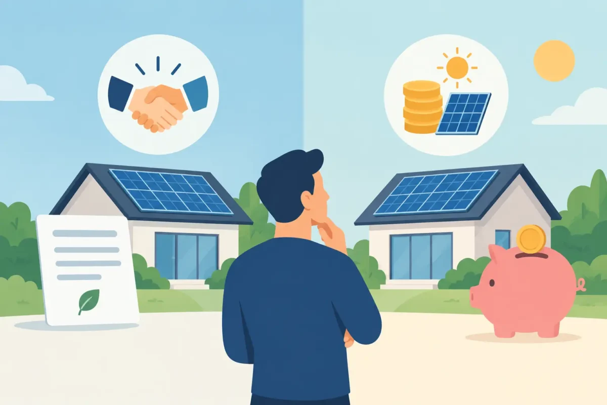 Leasing solar versus compra: ¿qué conviene más?
