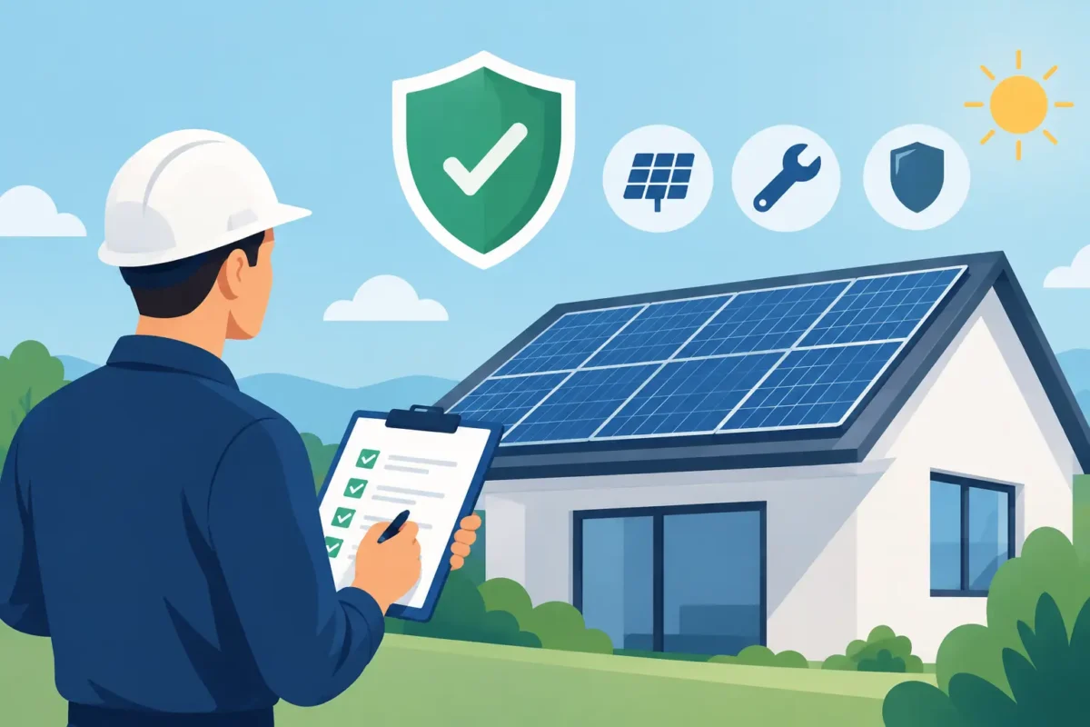 Qué cubre garantía solar y qué debes revisar