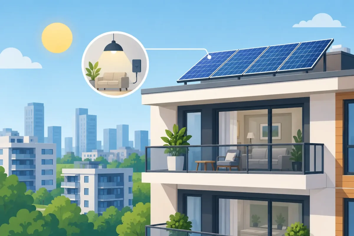¿Se pueden instalar paneles solares en apartamentos?